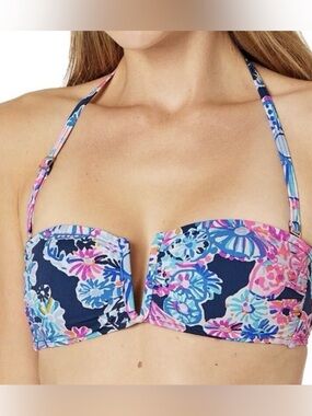 **ISO** Lilly Pulitzer turtle amazement bikini top in a size 10
